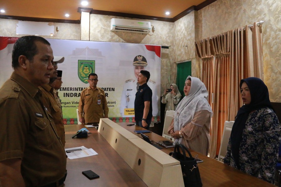 Pemkab Inhil Ikuti Rakor Pengendalian Inflasi Daerah 2026