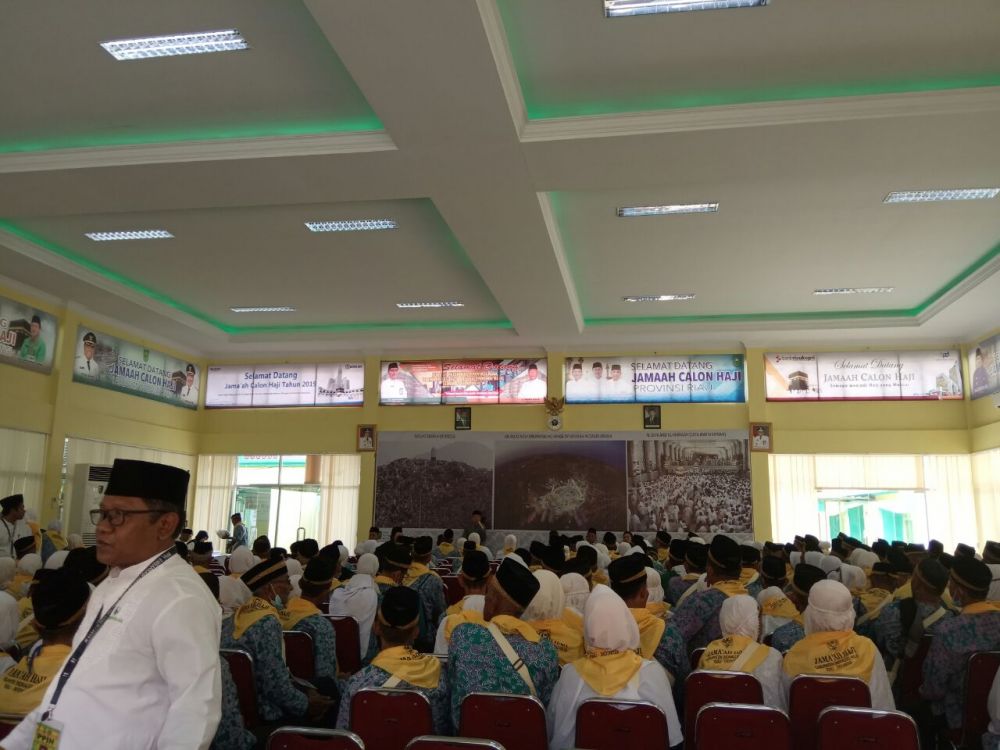 Calon Jamaah Haji Indragiri Hilir Tiba di EHA Riau