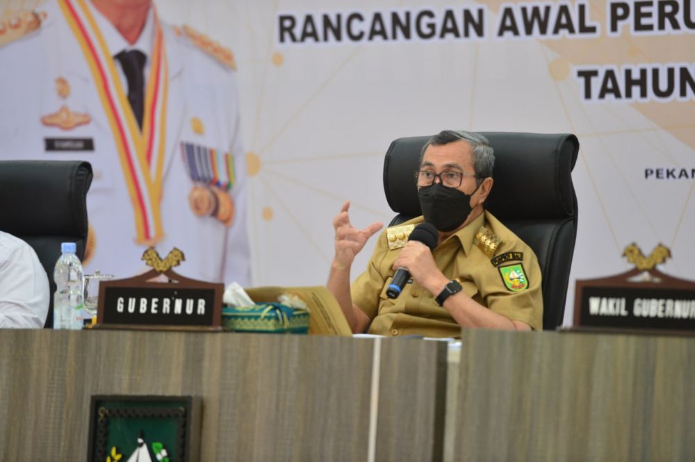 Gubri Syamsuar Sampaikan Dua Dasar Perlunya Lakukan Perubahan RPJMD Provinsi Riau 2019-2024