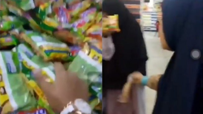 VIRALKAN!!! Pamer Remuk Mi Instan di Supermarket, Wanita Ini Dihujat Warganet