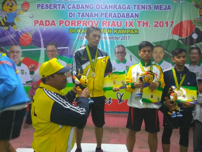 Petenis Meja Waysa Tambah Koleksi Medali Emas Inhil
