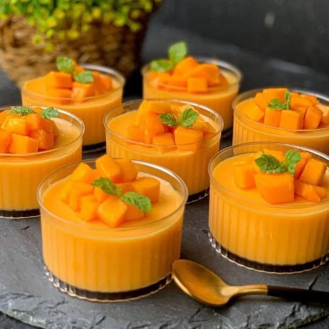 Manis dan lembut, Berikut Resep Puding Sutra Mangga