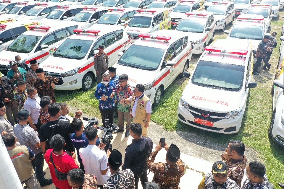 Ambulans Terbanyak di Indonesia, Kampar Pecahkan Rekor MURI