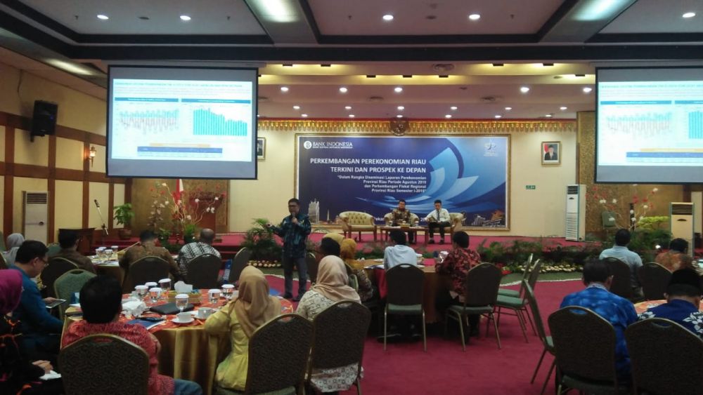 BI Prediksi Perekonomian Riau Triwulan III Tumbuh 2,05-2,55 Persen