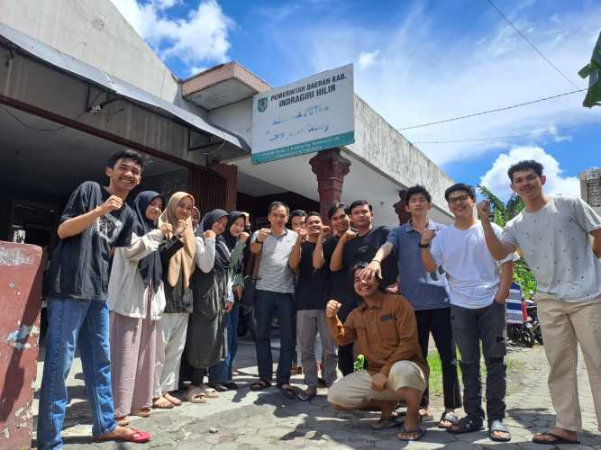 Ferryandi Sambangi Asrama Mahasiswa Asal Inhil yang Berada di Yogyakarta