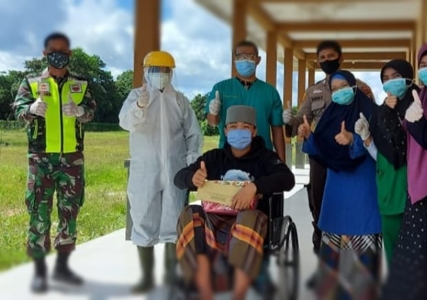 Berkat Upaya Tim Medis RSUD Tengku Rafi'an Siak, Warga Mempura Dinyatakan Sembuh dari COVID-19