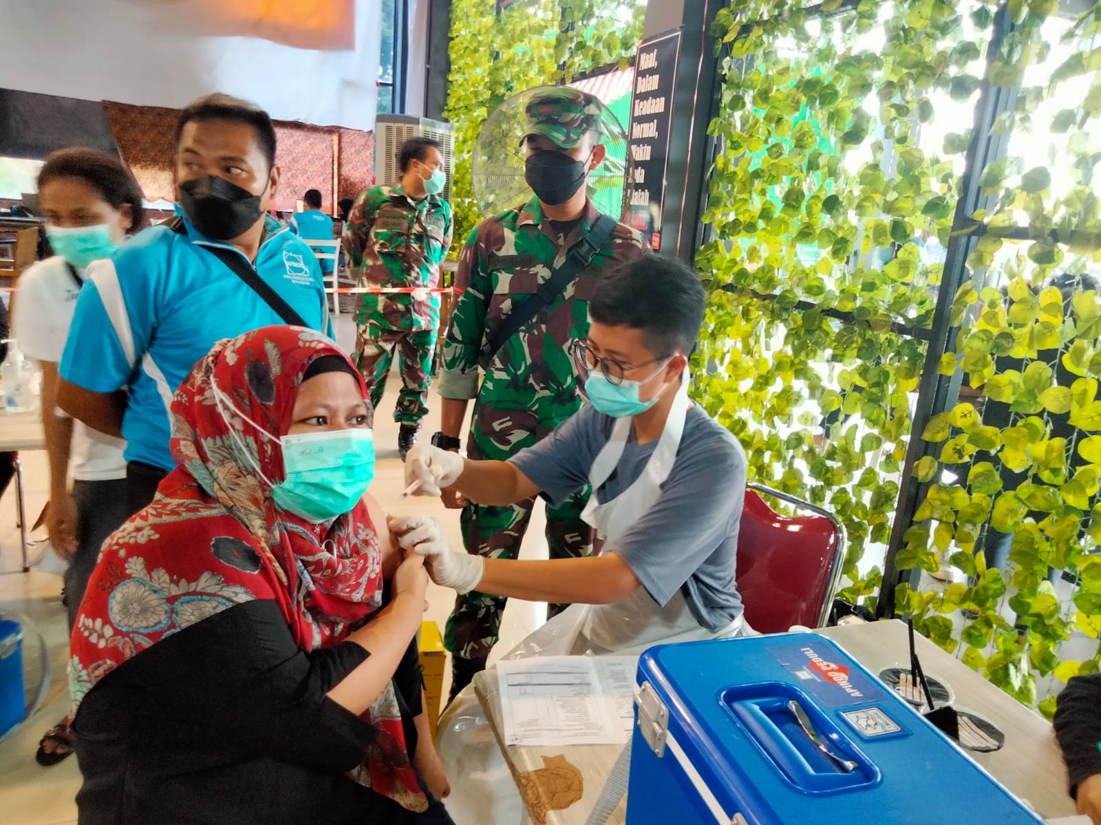 Come Back! Korem 033/WP Gandeng Apindo Dalam Percepatan Vaksinasi COVID-19 di Batam