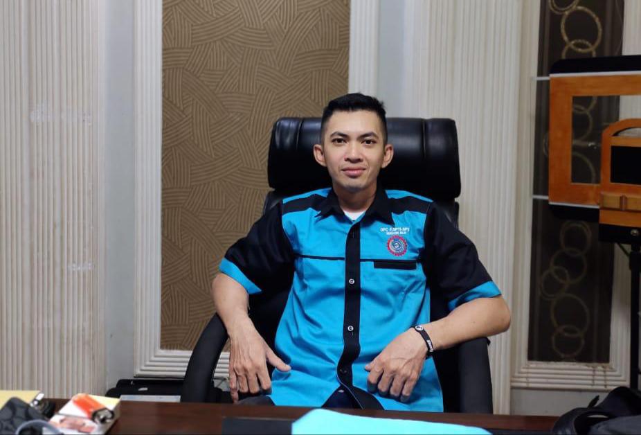 Arip Budiman Jabat Ketua Pimpinan Unit Kerja F.SPTI-SPSI Simpang Gaung
