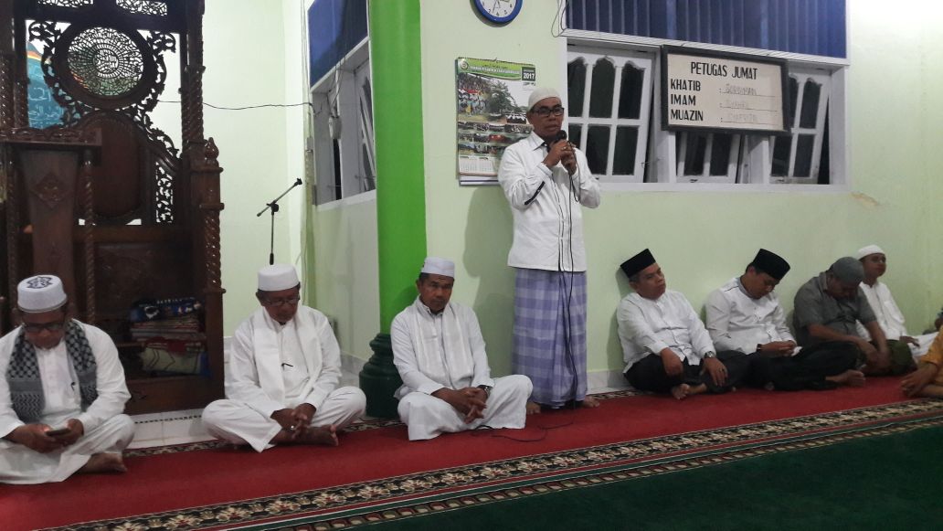 Bupati Kuansing Shalat Subuh Berjemaah di Masjid Nurul Iman Desa Pangkalan Pucuk Rantau