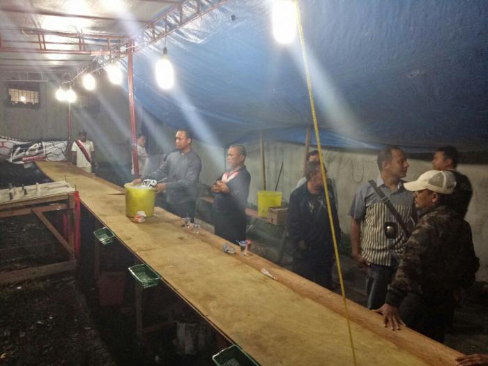 Pasar Malam di Meranti Ditutup Paksa Polisi