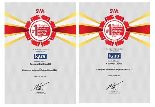 KARA Kembali Raih Penghargaan Indonesia Original Brand 2021