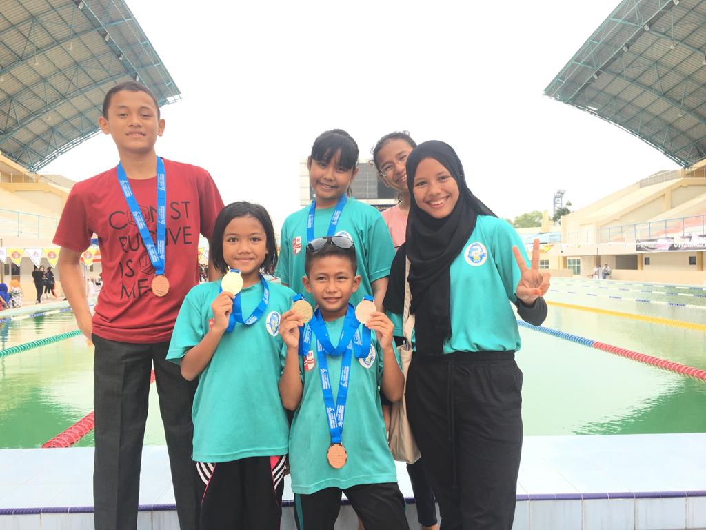 Bono Swimming Pelalawan Raih 12 Medali di Ajang Swimming Provinsi Riau