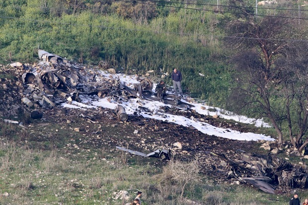 Jet Tempur F-16-nya Dirudal Jatuh, Israel Bombardir Suriah