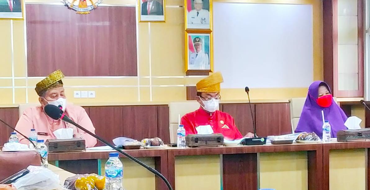 Bupati Inhil Pimpin Rapat MCP Korsupgah  KPK