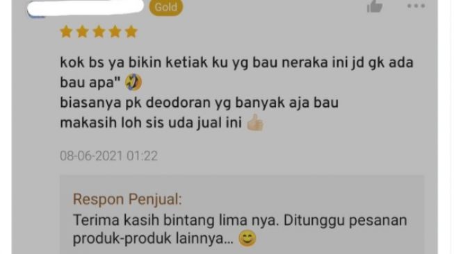 Kasih Review Positif Setelah Beli Deodoran, Warganet Malah Curiga Anosmia