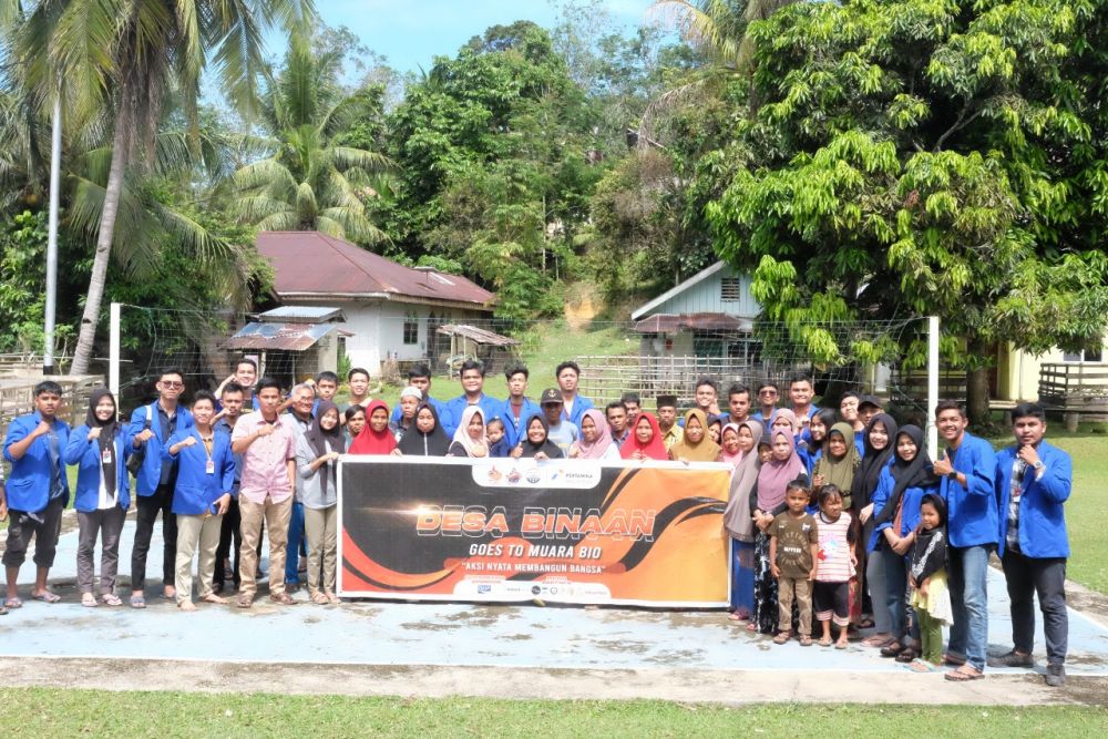 BEM Politeknik Caltex Riau Gelar Desa Binaan di Pelosok Muara Bio