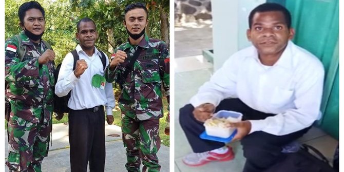 Potret Yusuf Wonda Pria Berbekal Nasi Tahu saat Seleksi TNI