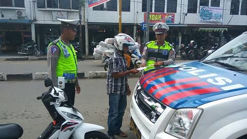 Sat Lantas Polres Inhil Lakukan Pengaturan Lalu Lintas 9 Titik