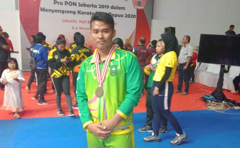 Muhammad Vega, Karateka Inhil Siap Harumkan Nama Inhil di PON XX