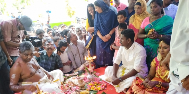Pengantin Hindu Menikah di Masjid ini Viral Dimedsos