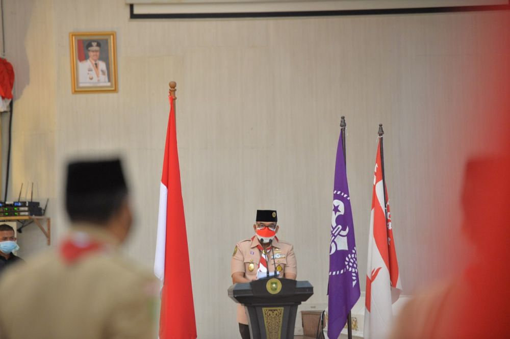 Wagubri Ajak Bupati/Wali Kota se-Riau Pro Aktif Bimbing dan Dukung Gerakan Pramuka