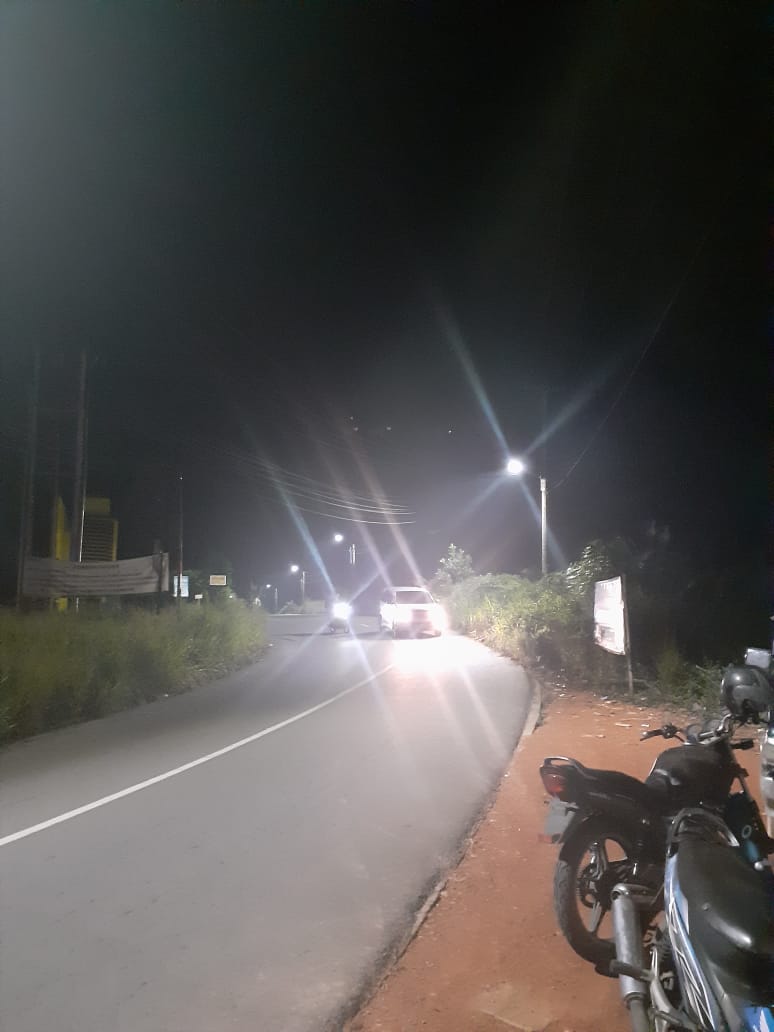 Warga Jalan Ganet Bersyukur Bisa Menikmati Jalan Terang