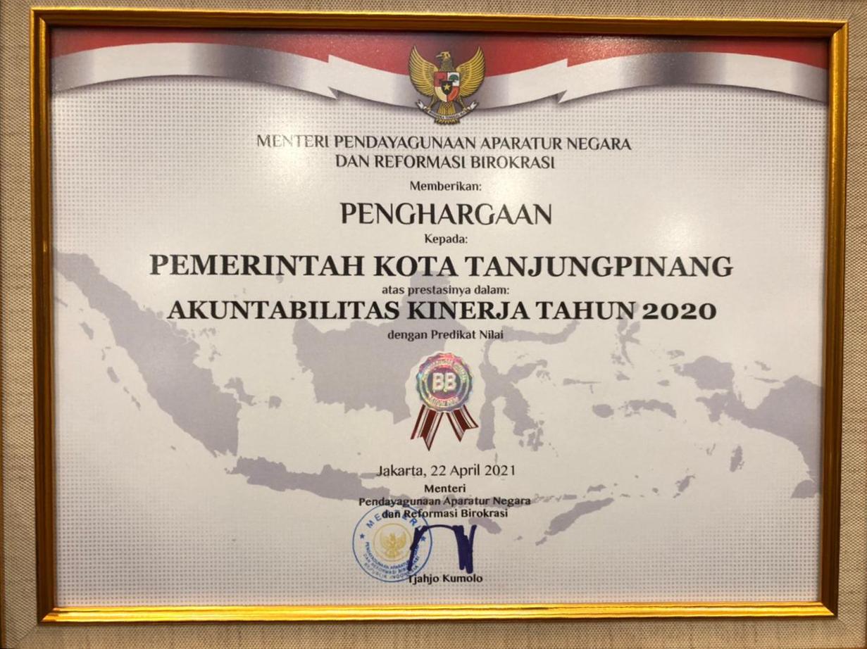 Pemko Tanjungpinang Garap Penghargaan SAKIP Predikat BB