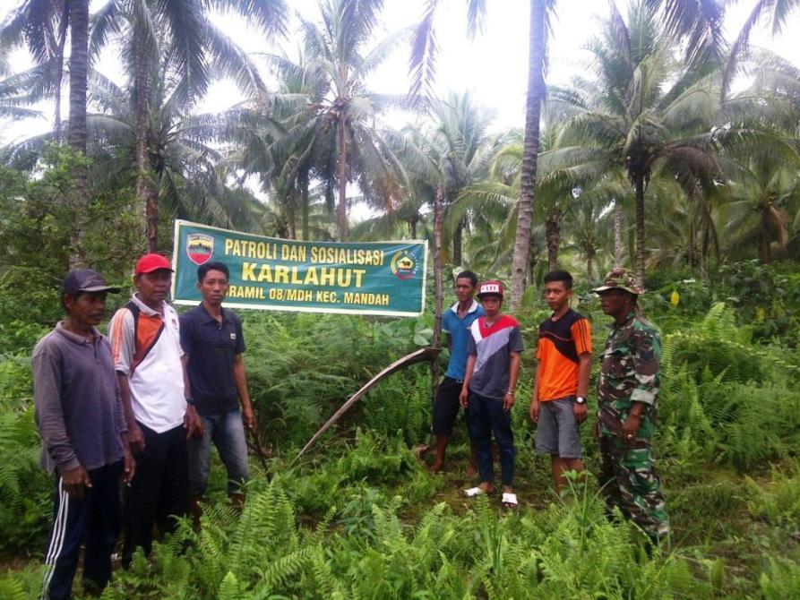 TNI-Polri Tingkatkan Patroli Karhutla di Indragiri Hilir