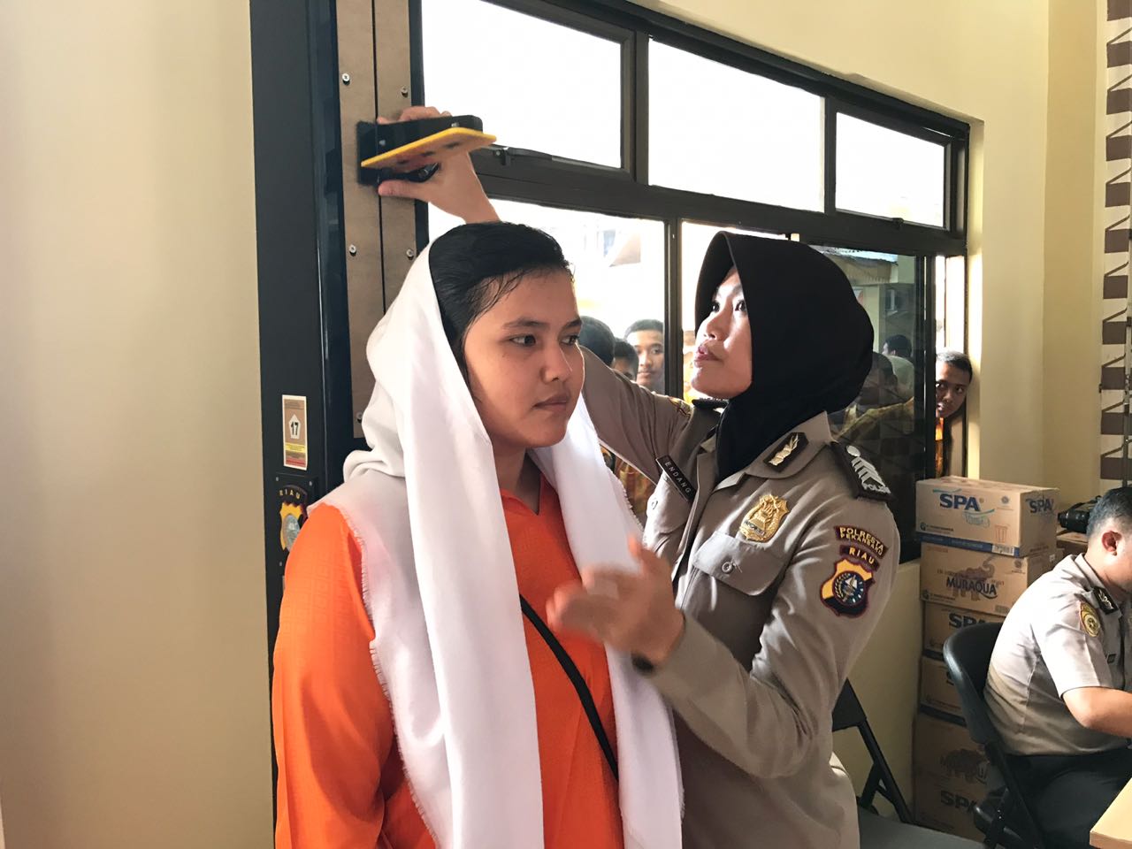 Polresta Pekanbaru Ajak Pelajar Berprestasi untuk Jadi Polisi.