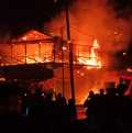 Ruko Semi Permanen dan 9 Kios di Pematang Reba Inhu Dilahap Api